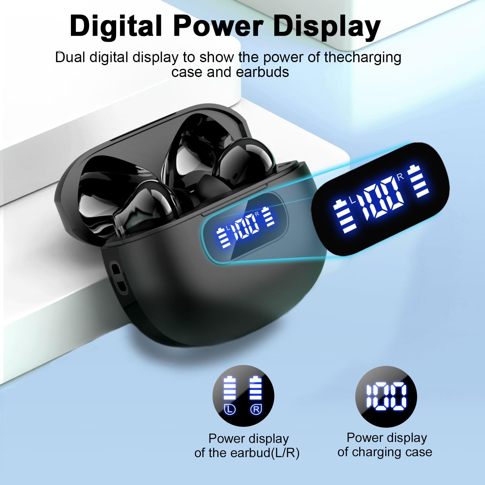 Wekily S50 Earbuds pair quickly after initial setup for seamless listening