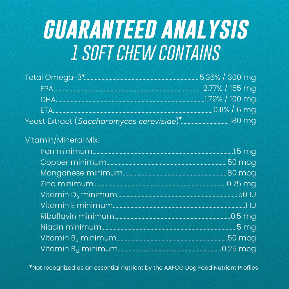 Welactin serving size information on bottle label.
