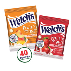 Bulk Welch's 40-pack variety with individually wrapped yogurt-fruit treats