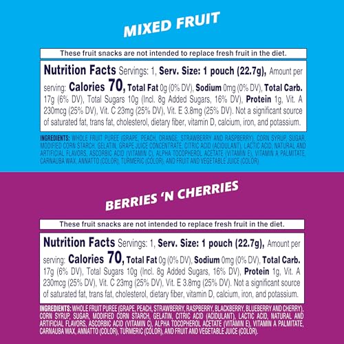 60-pack box of Welch's Fruit Snacks display showing individually wrapped 0.8oz servings