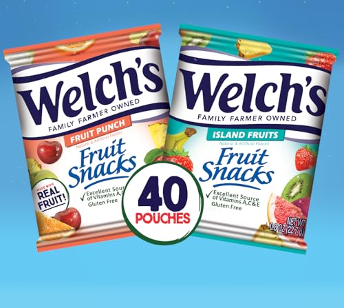 Welch's Fruit Snacks with Vitamins A, C & E in a pack