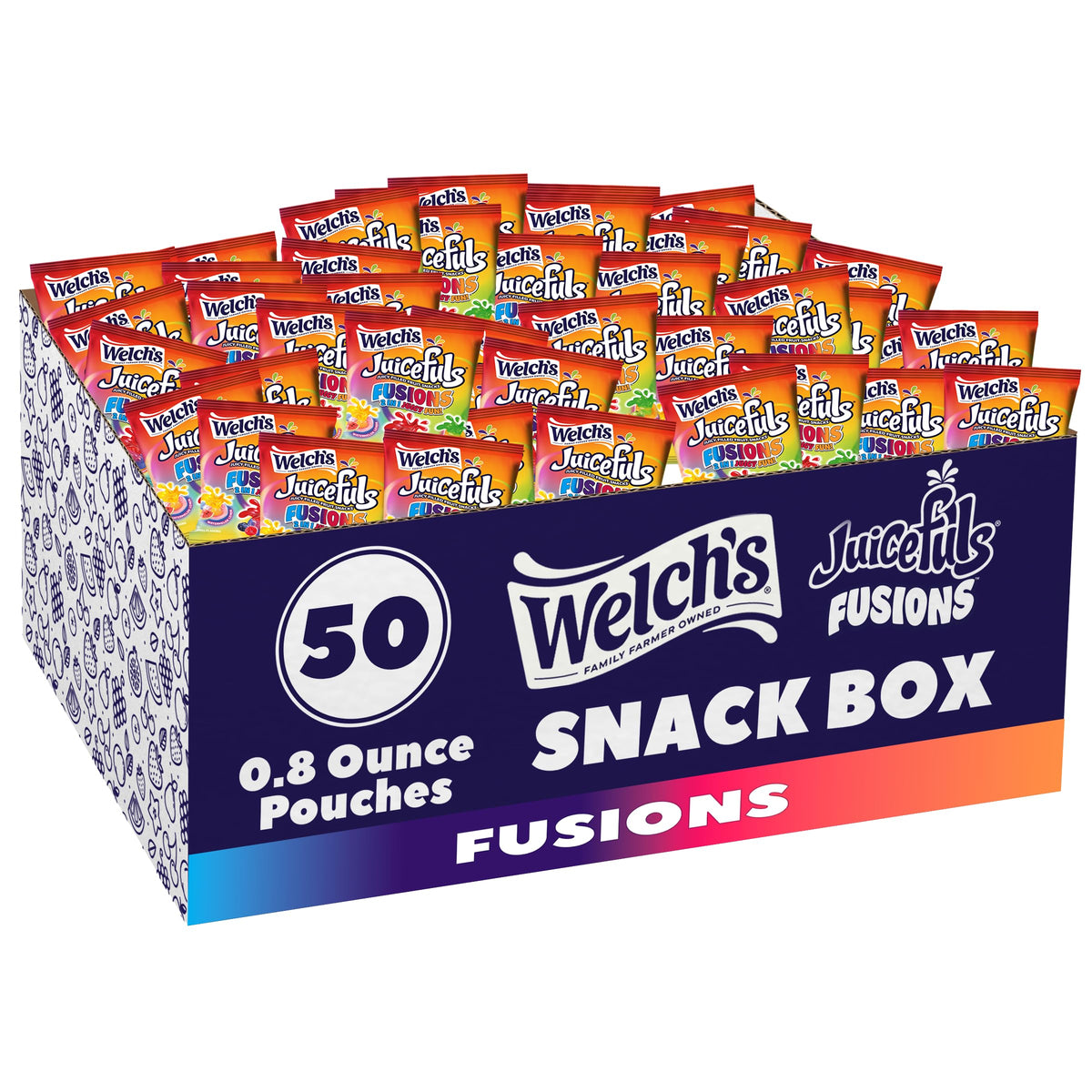 Welch's Juicefuls Fusions Watermelon Lemon slice, chewy outside and juicy inside for a refreshing snack.