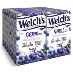 Welch's Singles To Go grape packets ready to flavor water on the go.