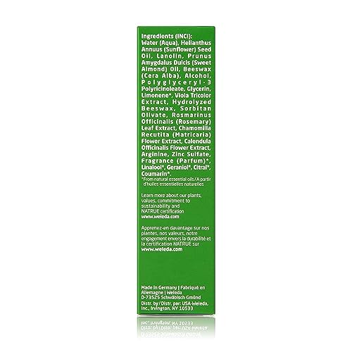 Weleda Skin Food applied to hands demonstrates intense moisture.