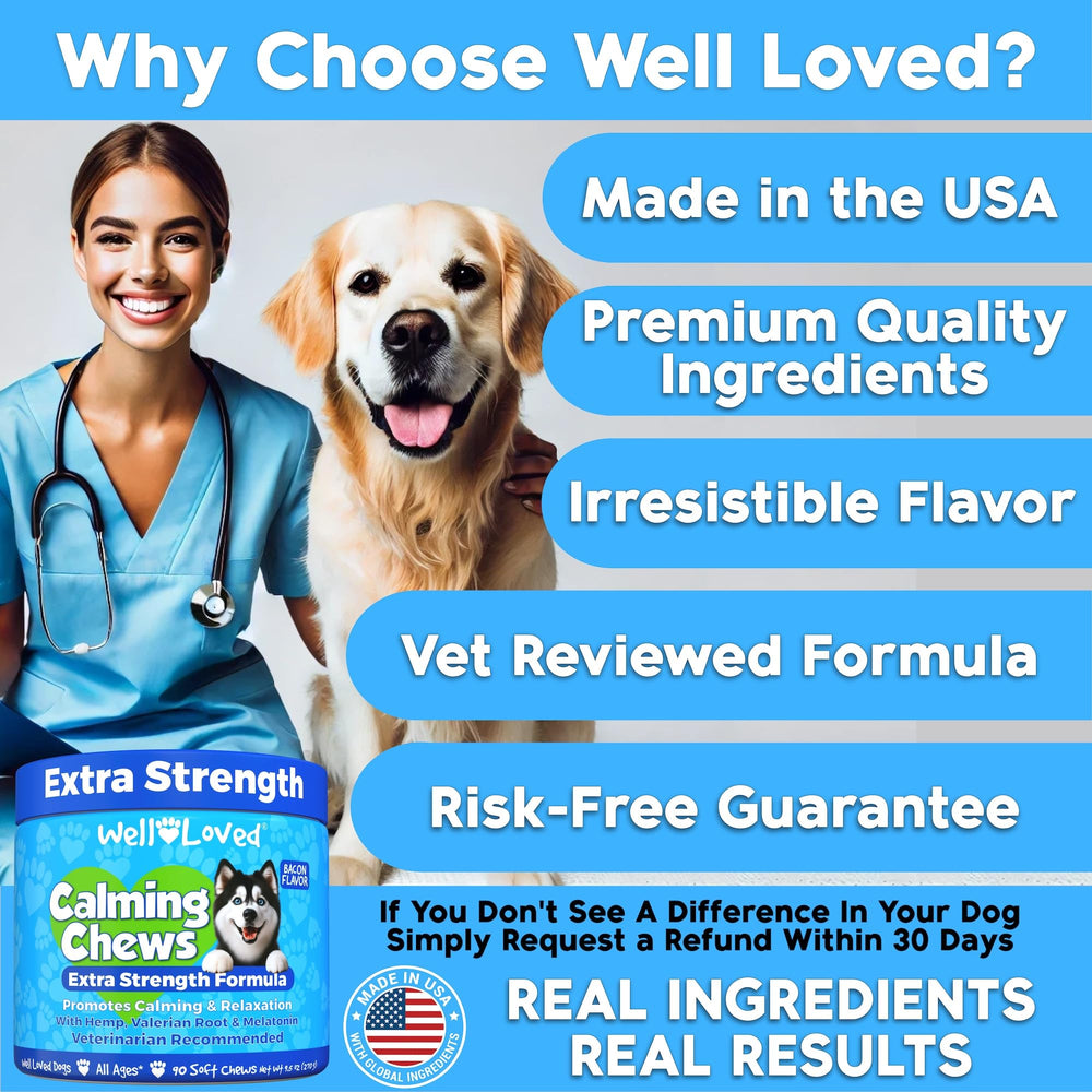 Well Loved Grain Free, dairy-free dog chews for sensitive stomachs.