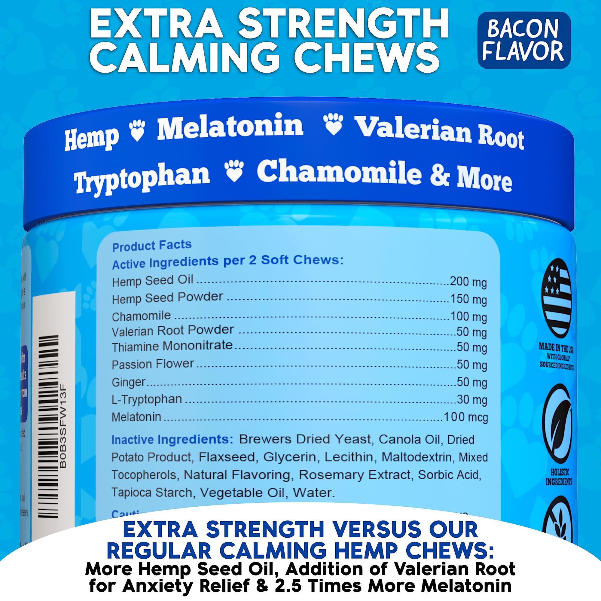 Well Loved Vet Recommended dog treat for behavior support.