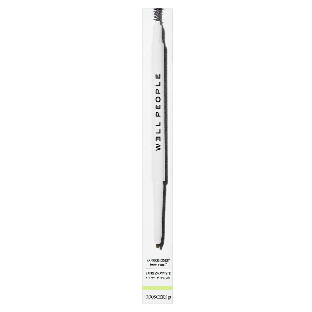 Well People Expressionist Brow Pencil dual-ended design for natural, defined brows.