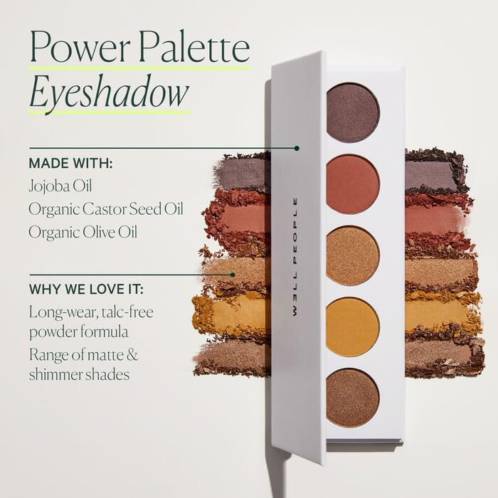 Well People Power Palette includes a compact mirror for quick touch-ups on the go