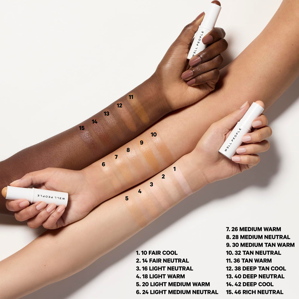 Well People Supernatural Complexion Stick spot-concealing for quick imperfections touch-ups.