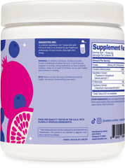 Wellah Creatine powder being scooped, blends easily into shakes