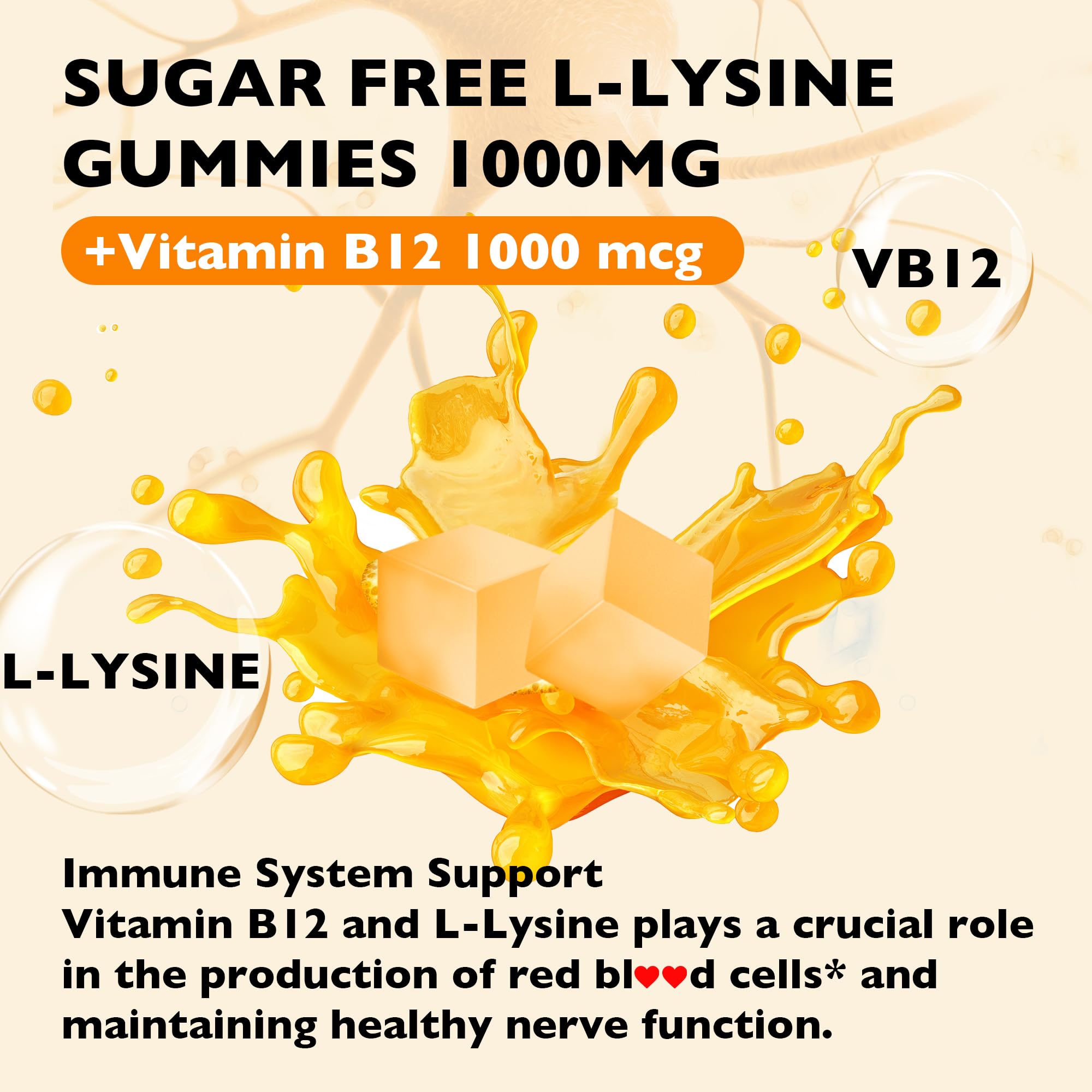 Well&Whole L-Lysine Gummies kids serving shows chewable daily option