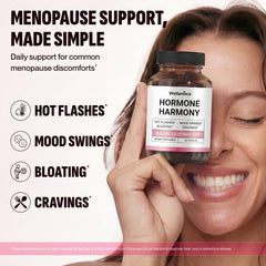 Close-up of Wellanova Hormone Harmony capsules for easy daily intake