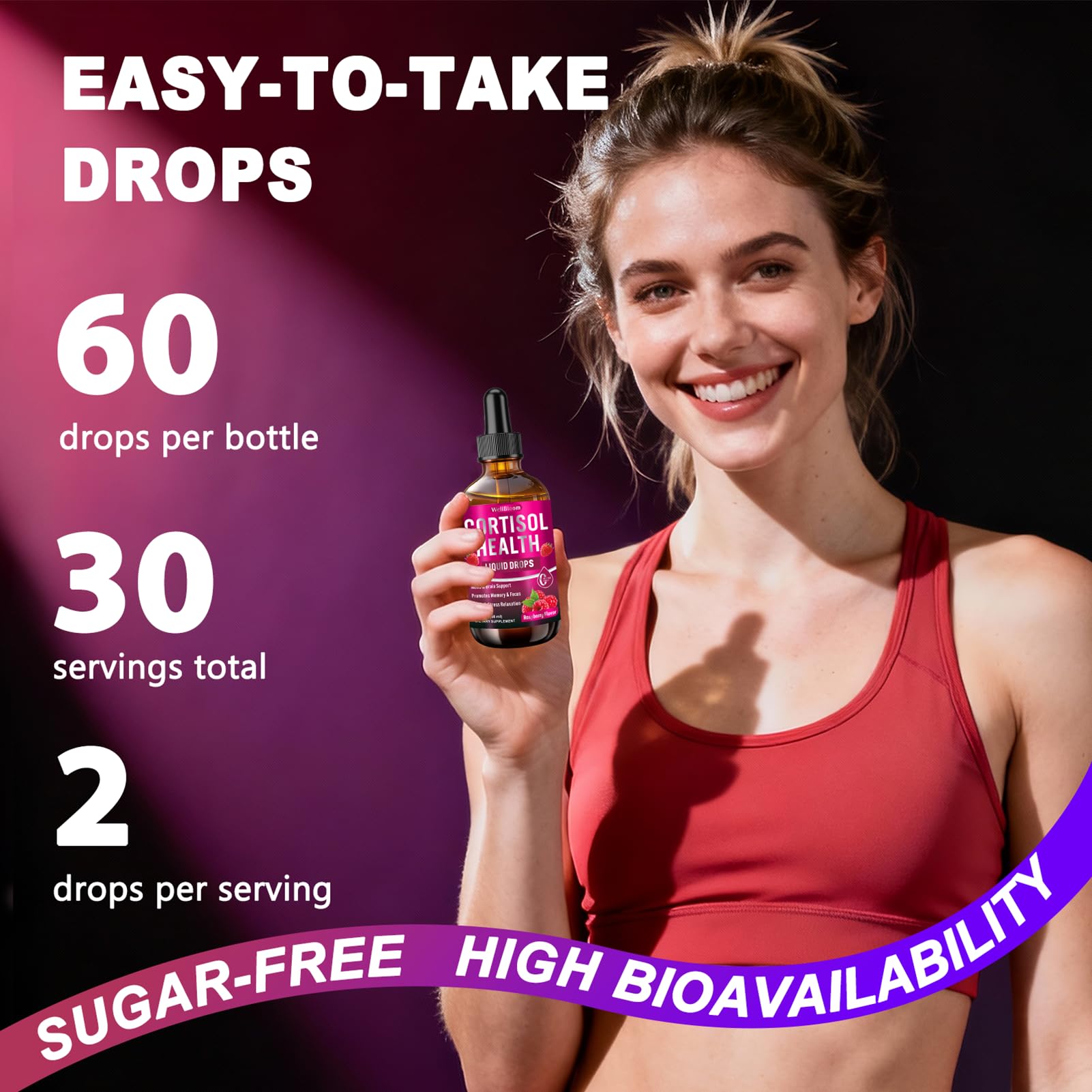 WellBloom clean-label ingredients: vegan, non-GMO, gluten-free.