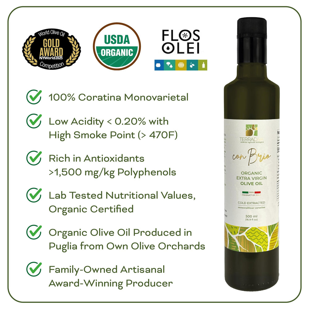 WellEatable tasting glass reveals artichoke and peppery notes in the oil.
