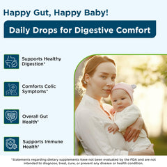 Wellements probiotic drops dropper provides easy, precise dosing.