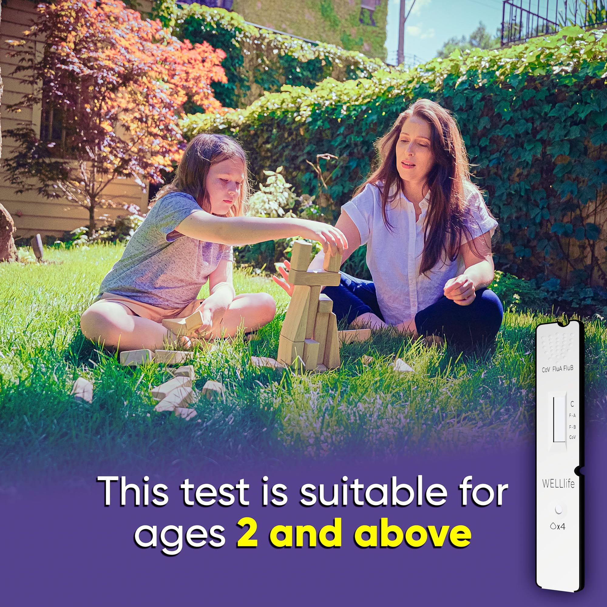 Well Life at-home testing setup depicted for easy testing
