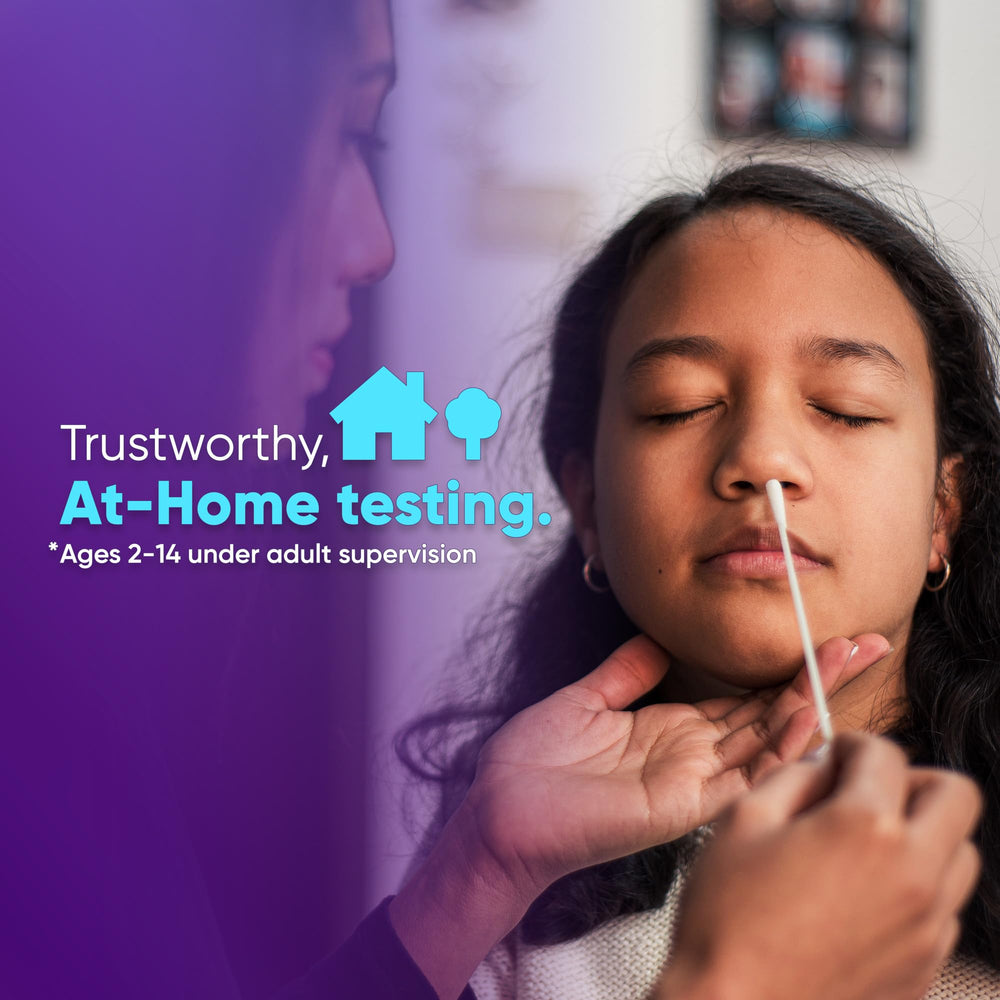 WELL LIFE instruction sheet for using the at-home test.