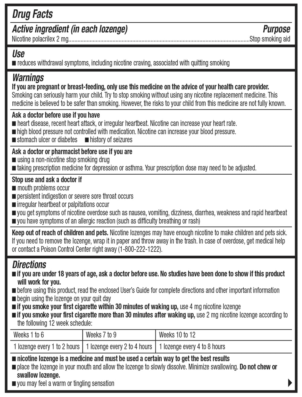 Wellness Basics 2mg nicotine label on bottle suggesting standard dosage