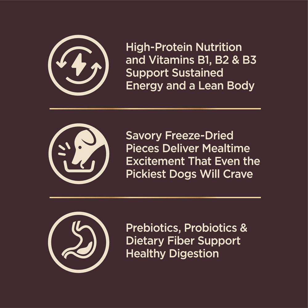Wellness CORE+ probiotics emphasize digestive health for dogs.
