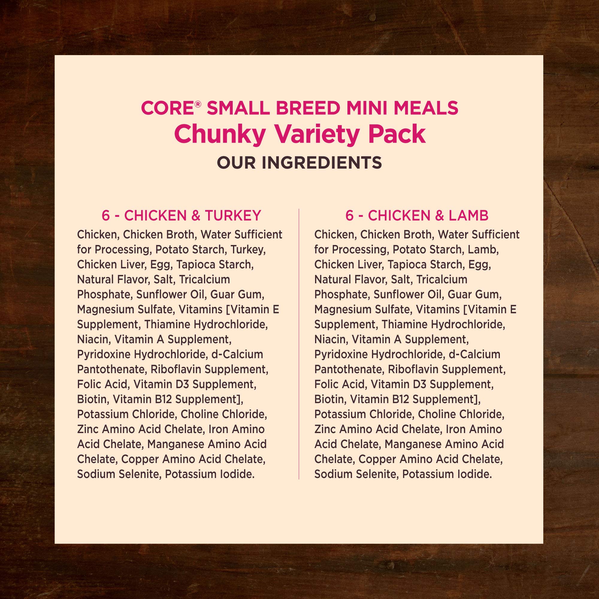 Wellness CORE grain-free formula with antioxidants for immune support