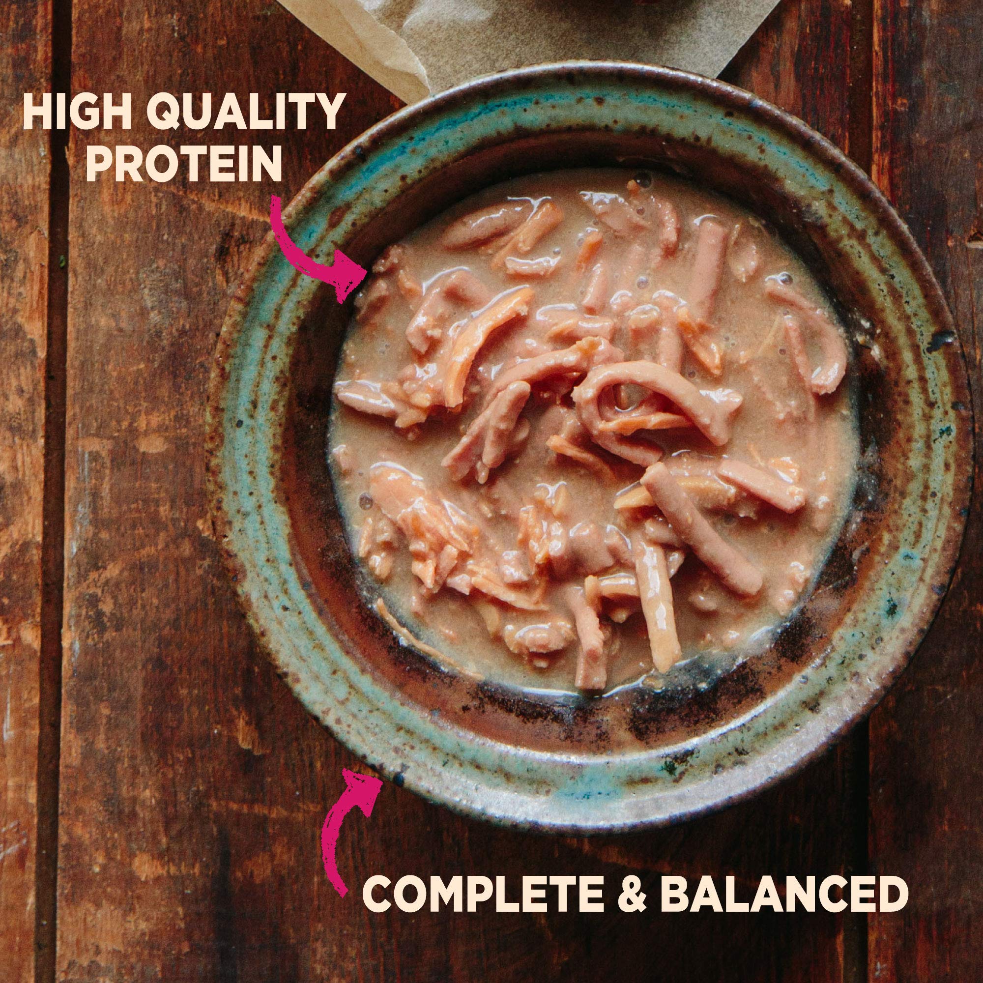 Wellness CORE Chicken and Turkey Dinner shredded bites in gravy