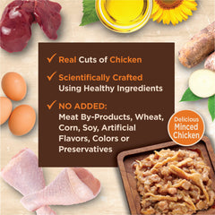Wellness CORE Tiny Tasters Minced – sachets individuels facilitant les repas quotidiens de votre chat.