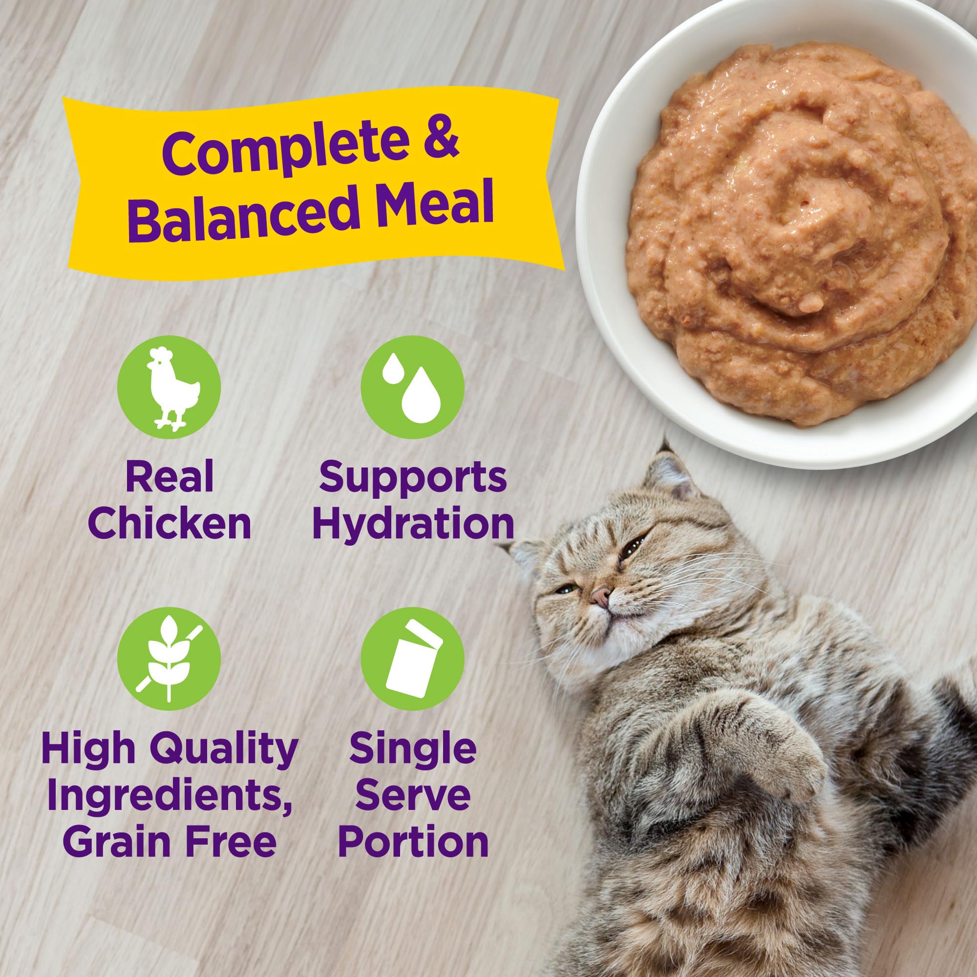 Wellness Appétissantes Entrées Mousse format sachet pratique pour repas rapides