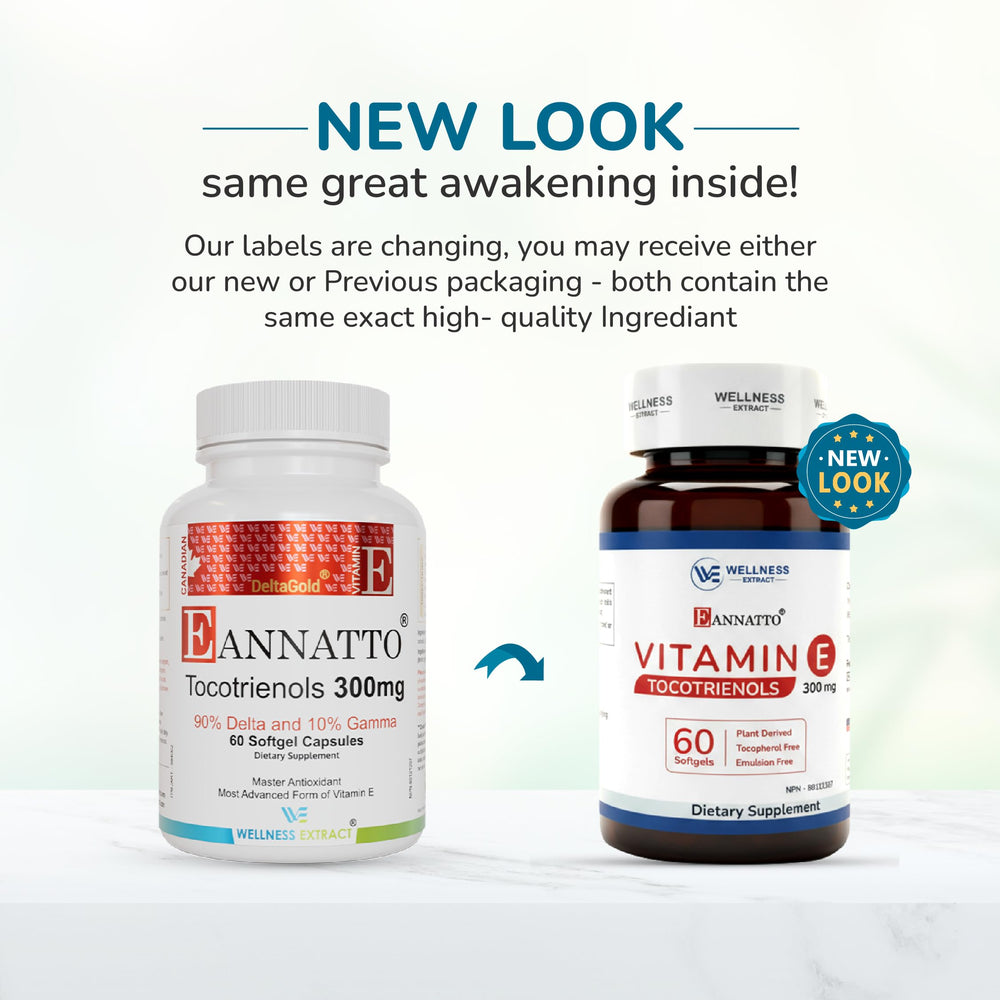 Wellness Extract tocotrienols softgels pack for daily antioxidant support