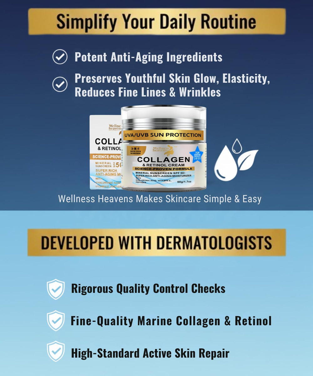 Wellness Heavens cream texture close-up emphasizing rich hydration and even application.