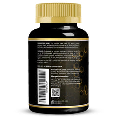 WellnessLabsRx Lions Mane label detail emphasizing organic extract.