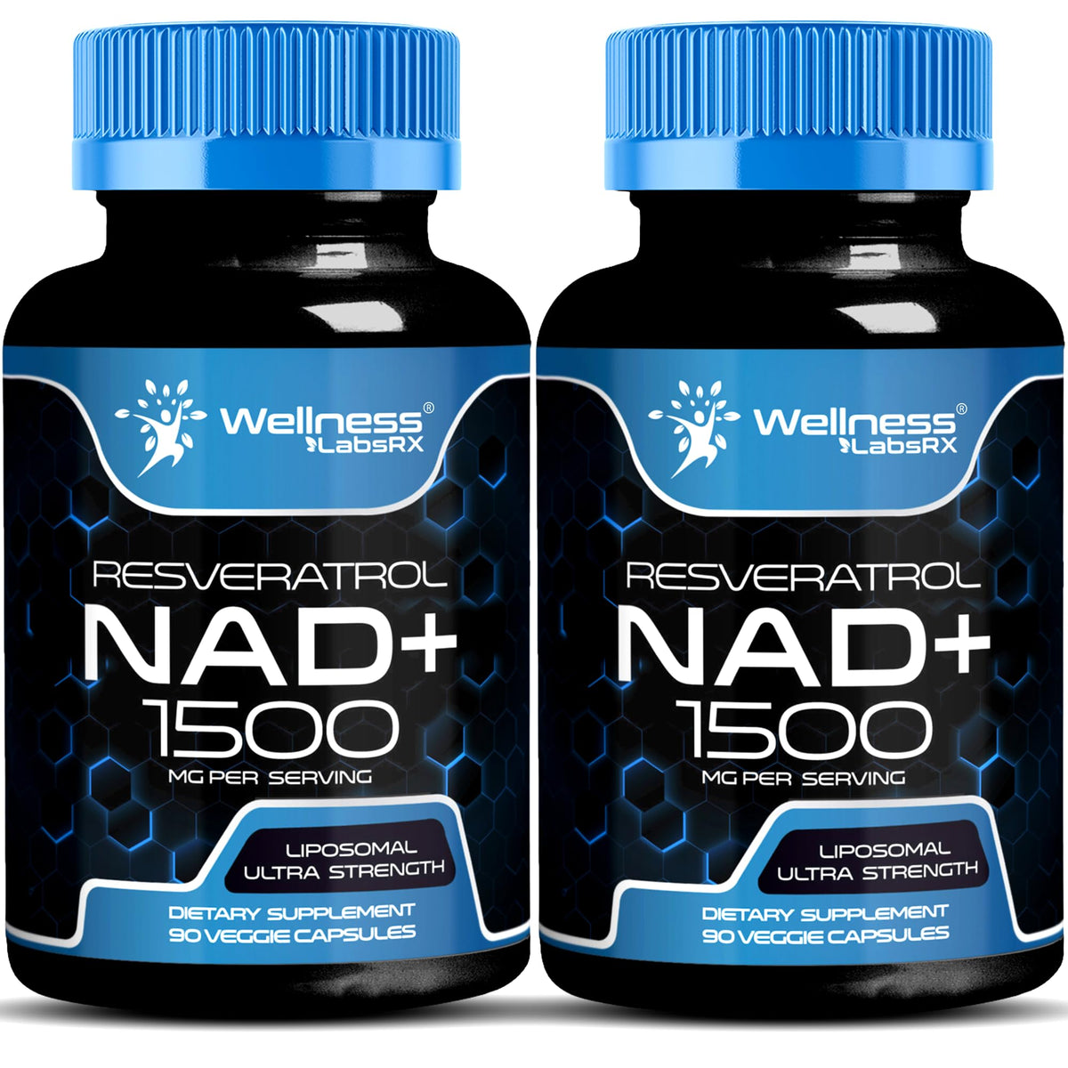 Wellness LabsRx liposomal NAD bottle enhances absorption for daily cellular support