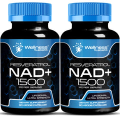 Wellness LabsRx liposomal NAD bottle enhances absorption for daily cellular support