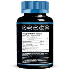 WELLNESS LABSRX NAD capsules close-up showing high-potency formula