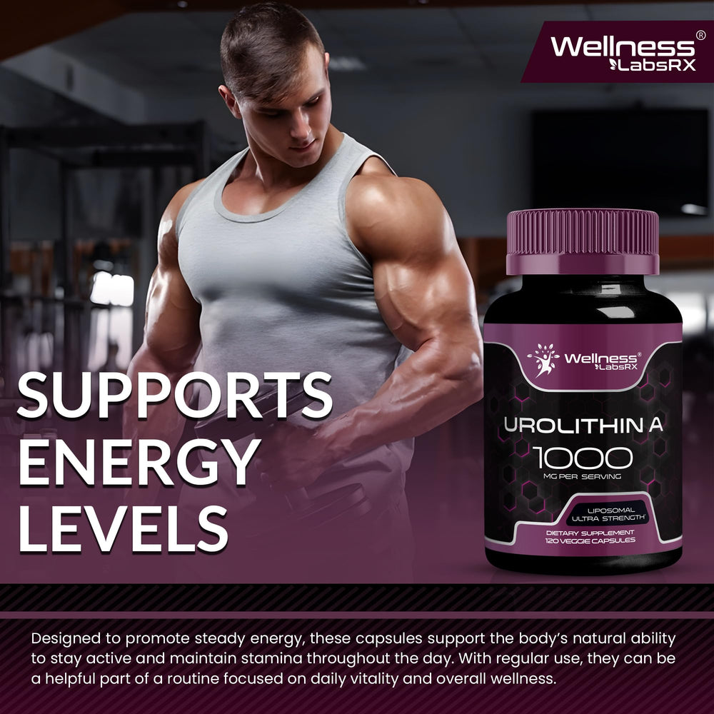Wellness LabsRx Urolithin A 60-day supply image for sustained daily vitality