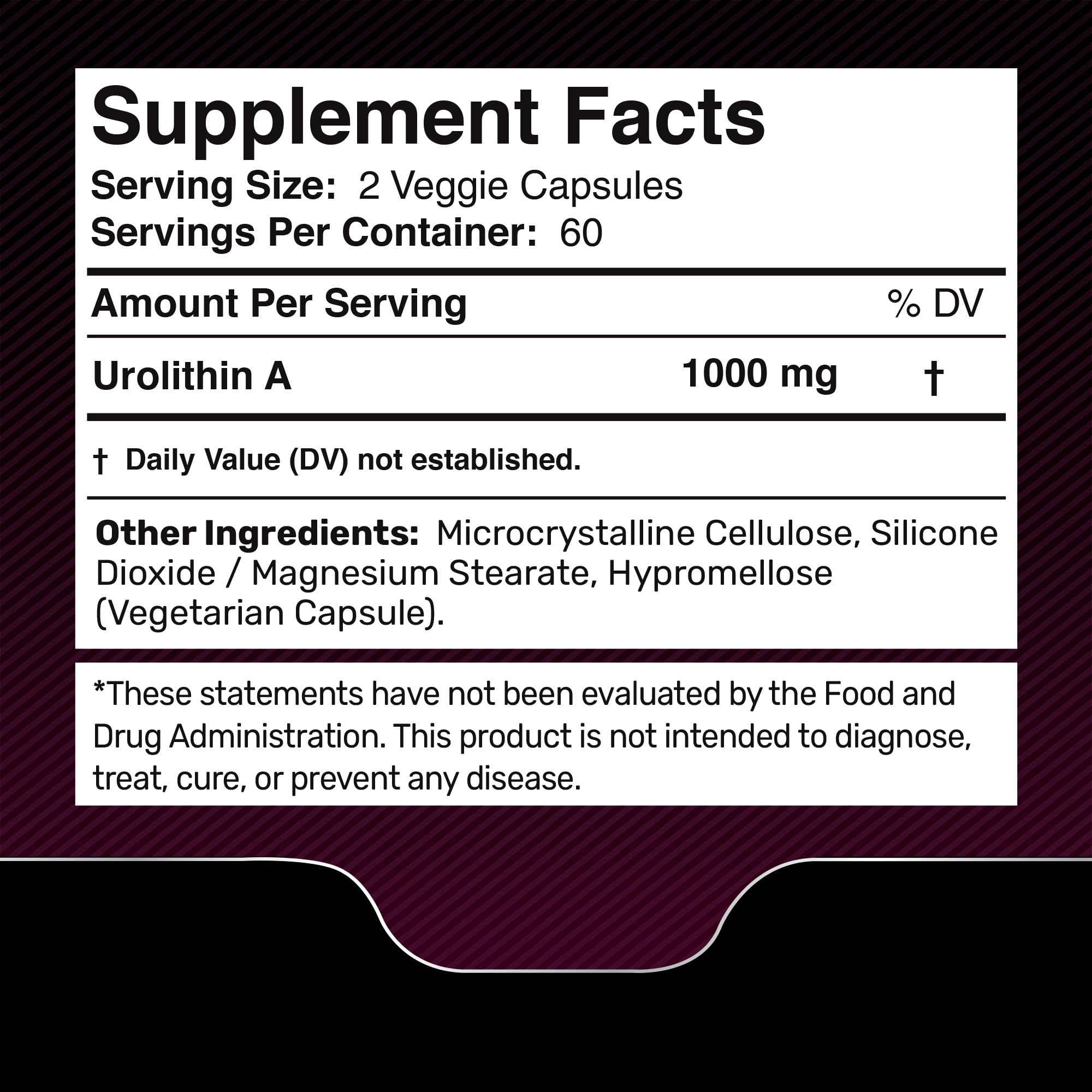 Wellness LabsRx Urolithin A bottle side view showing packaging and daily use