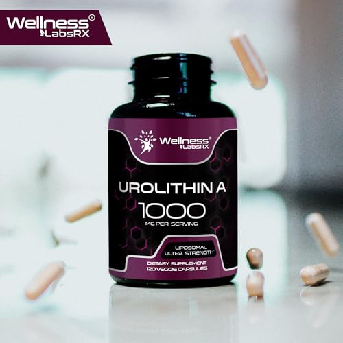 Wellness LabsRx Urolithin A packaging box showcasing clean vegan formula