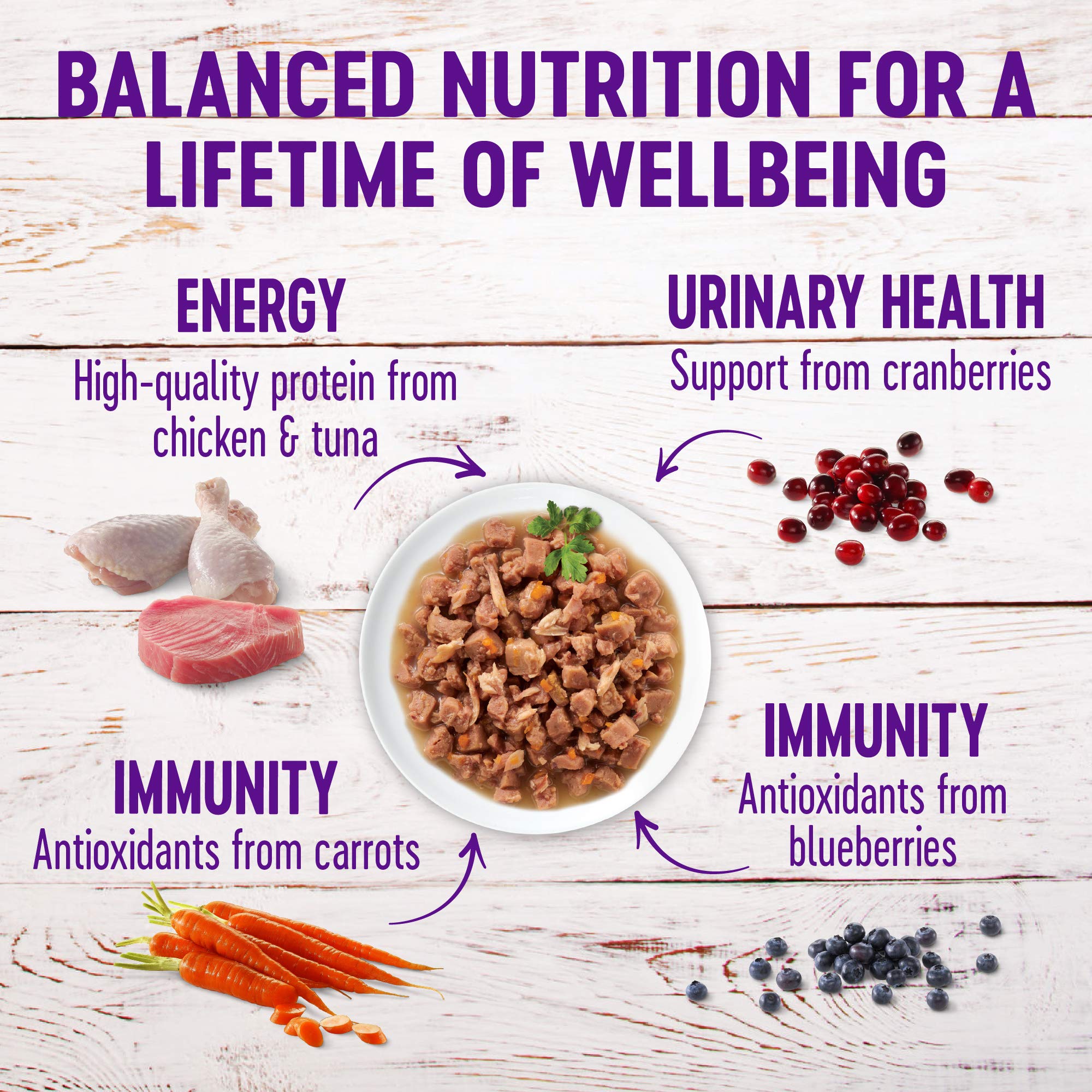 Wellness Healthy Indulgence Morsels variety pack showcases two flavors in convenient pouches