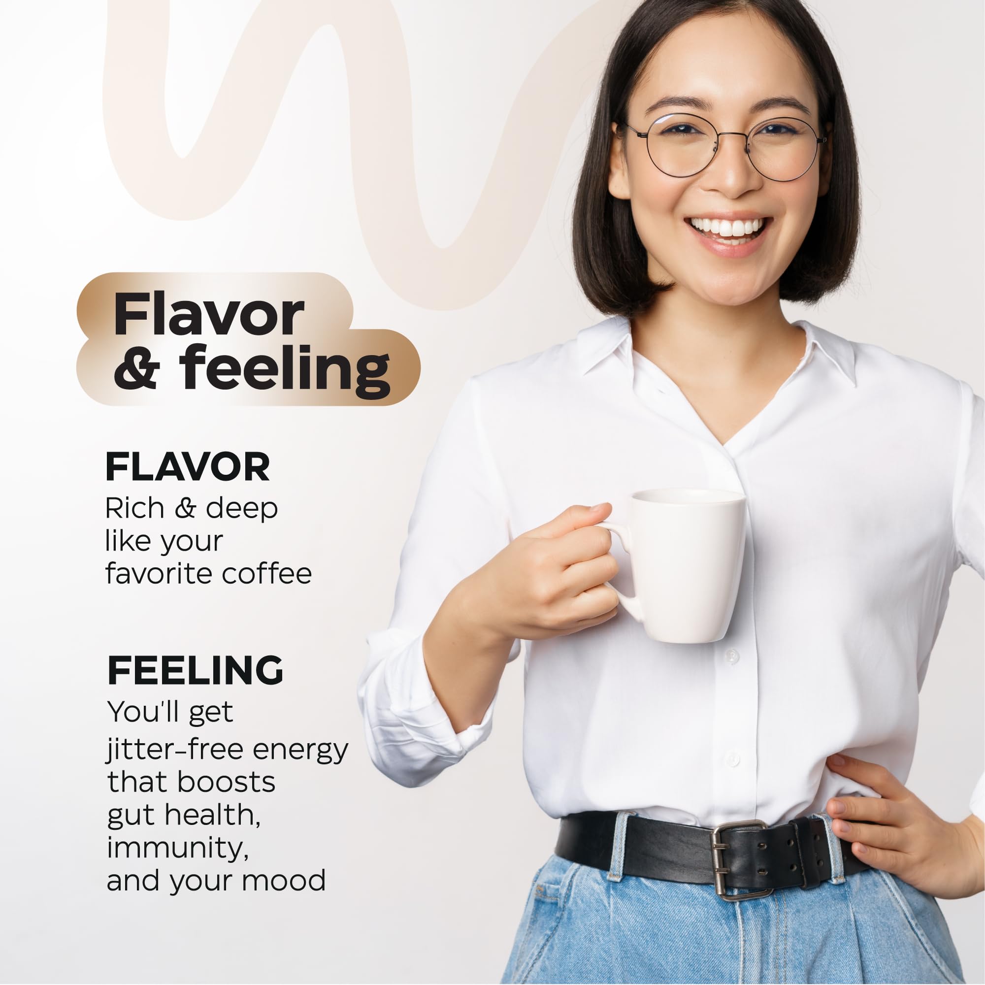 Wellneum Reishi Turkey Tail Chaga blend jar showcases immune-supporting mushrooms for daily rituals.