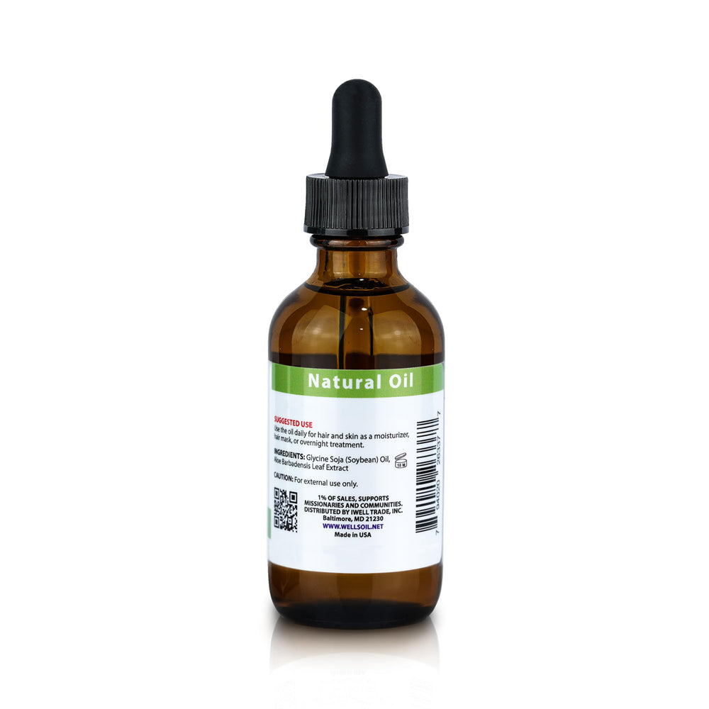 Well's Oil Aloe Vera Oil natural ingredients for cosmetic care