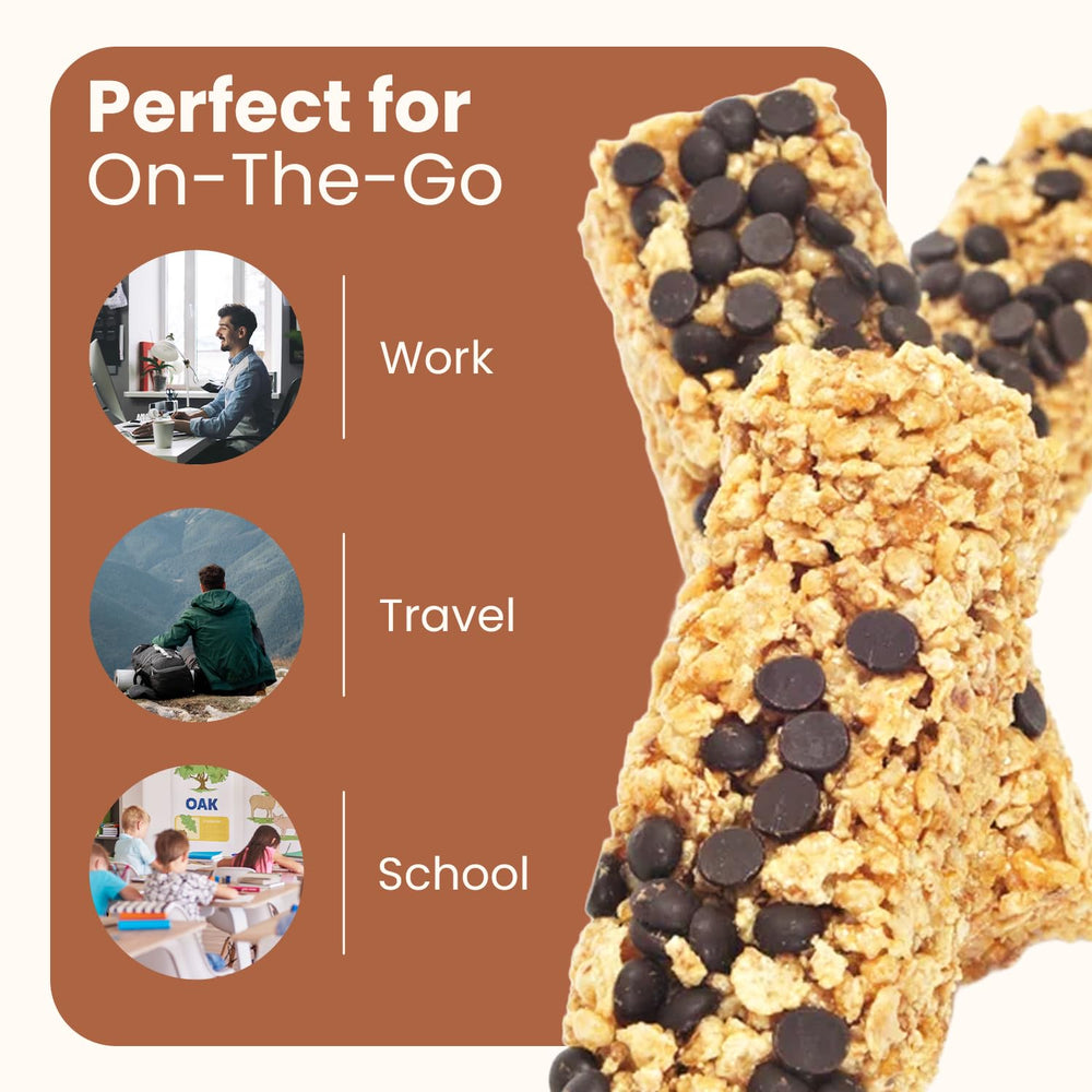 Wellsley Farms granola bar in a lunchbox supports easy, energized moments.