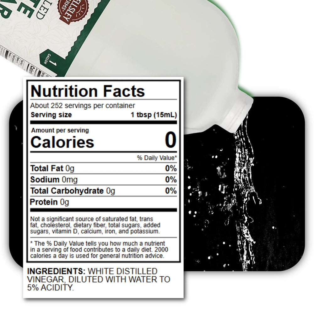 Close-up of Wellsley Farms label highlighting product purity and acidity.