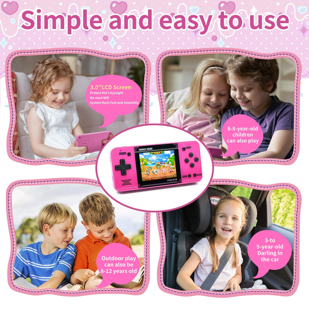 WellST·G handheld game packaging box shows gift-ready retro vibe.