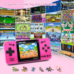 WellST·G handheld game side view highlights ergonomic grip for comfortable play.
