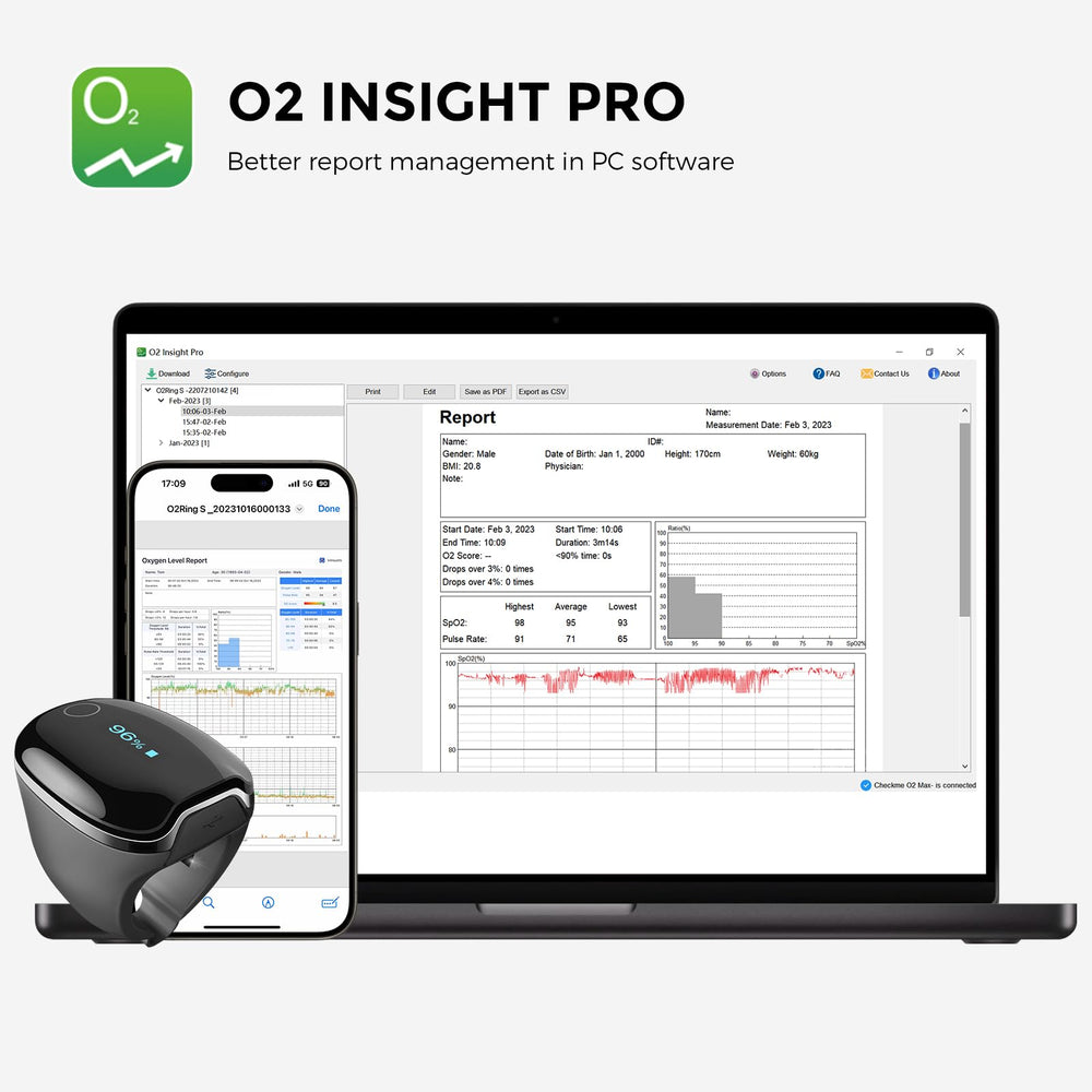 Wellue O2Ring-S patented ring sensor ensures secure wear.