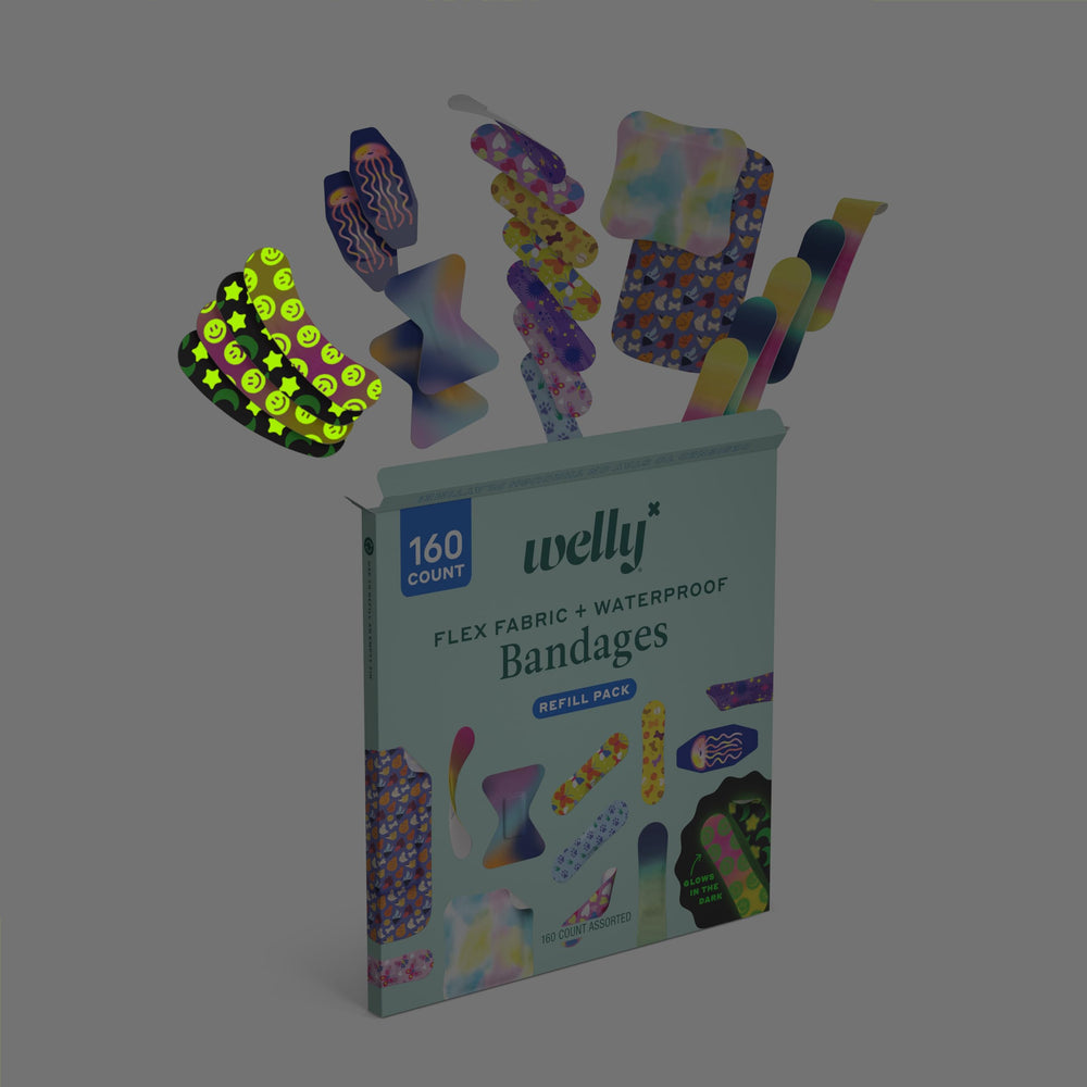 Welly six sizes cover small to extra-large minor wounds