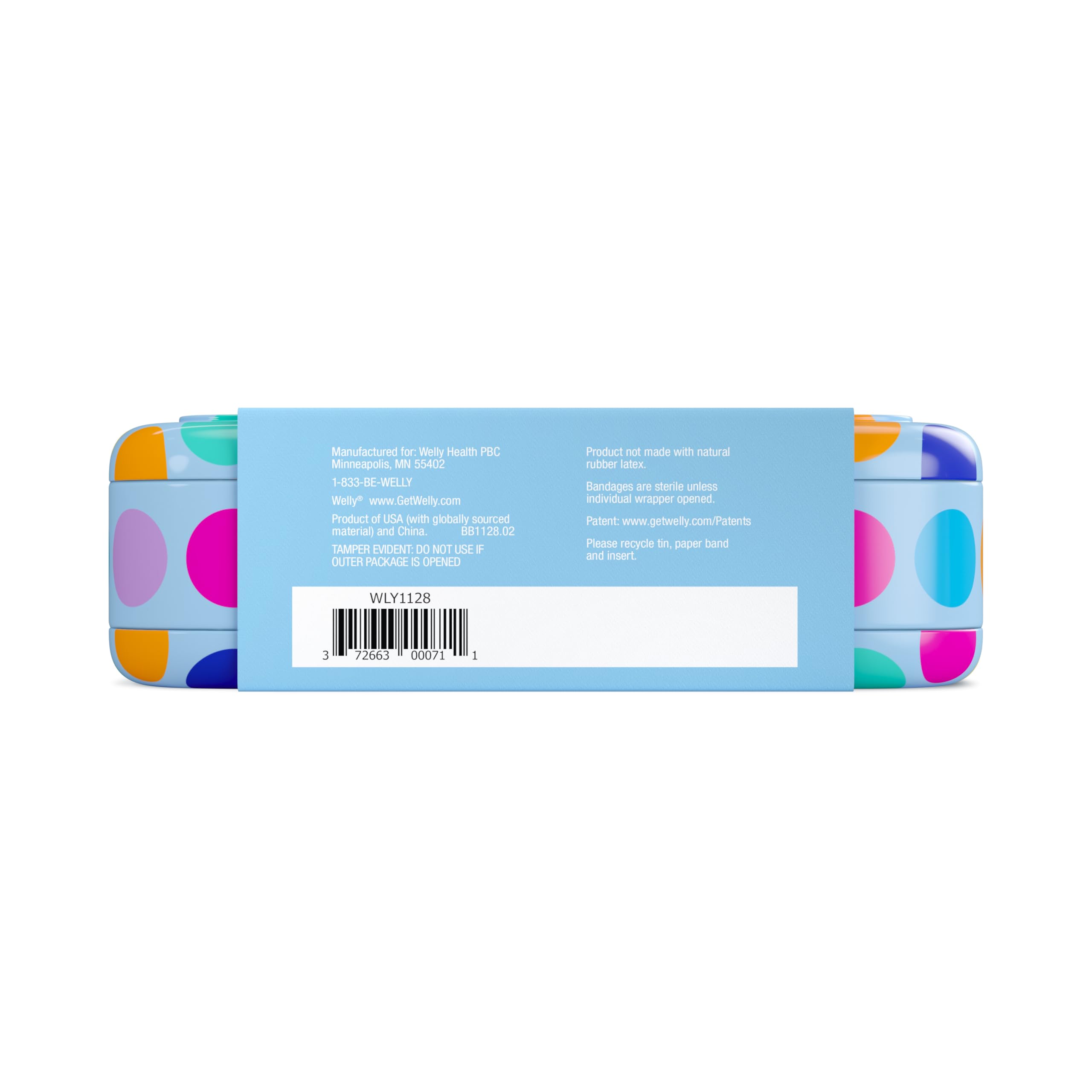 Welly first aid kit cleansing wipes for quick cleanup