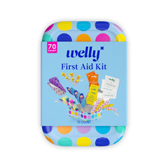 Welly first aid kit with small flex bandages for kids and adventurers