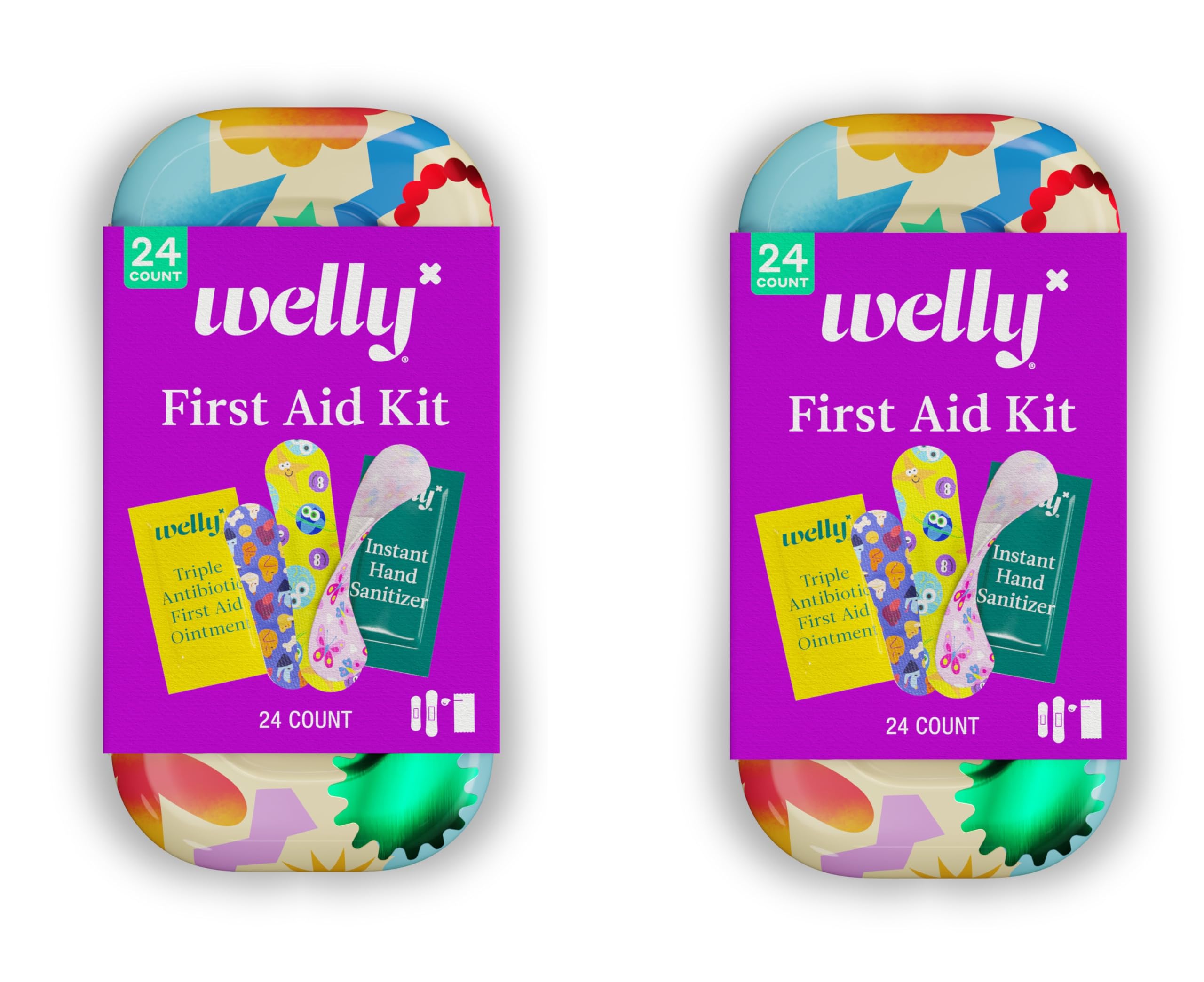Welly Quick Fix bandages in assorted colors for quick on-the-go protection