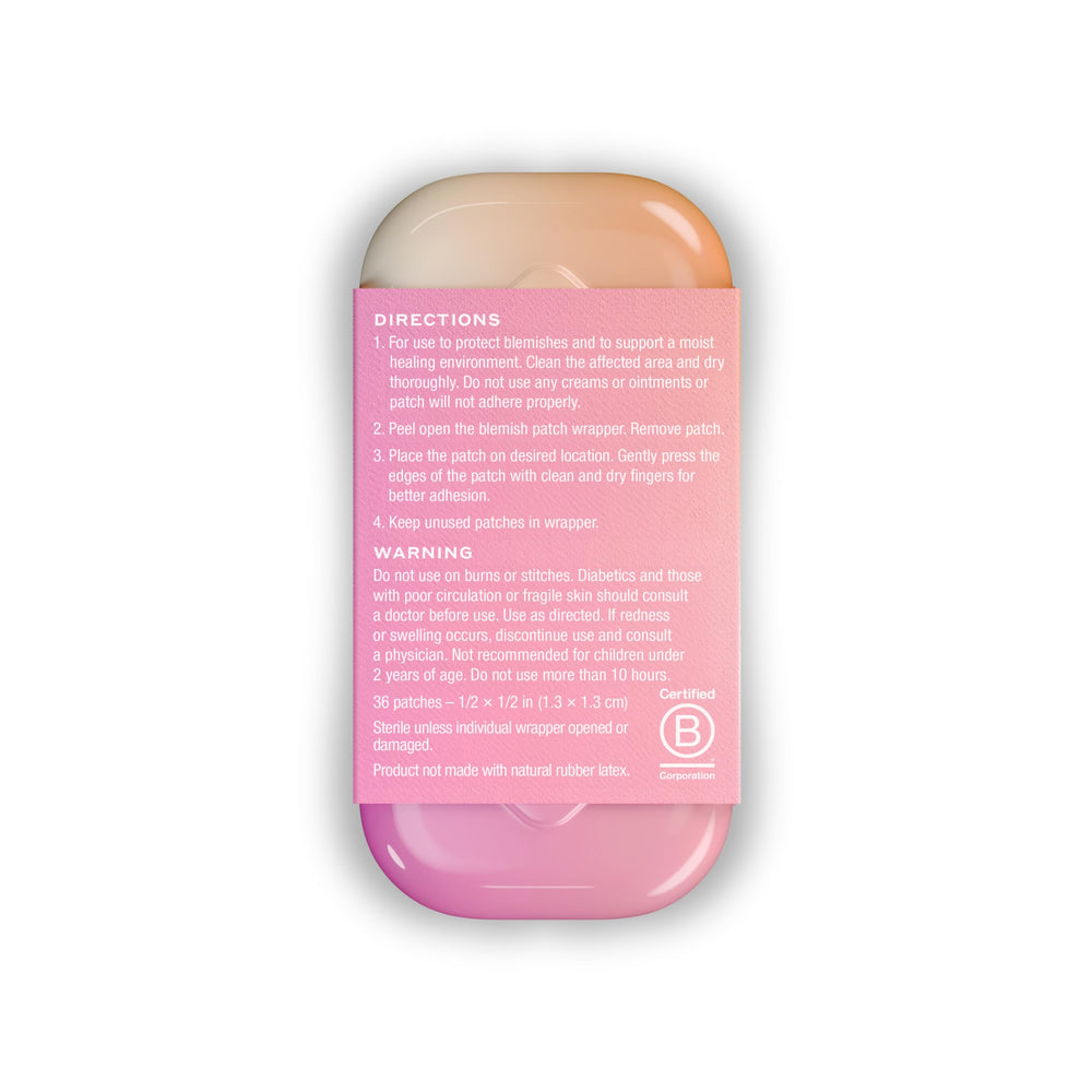 Welly transparent bandage on skin for subtle blemish concealment.