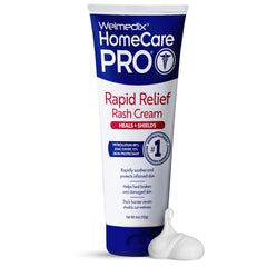 Welmedix diaper rash cream tube front ready to soothe irritated skin.